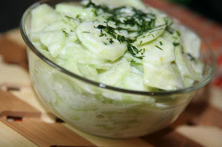 Salata de castraveti cu kefir