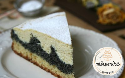 Tarta cu mac si branza de vaci