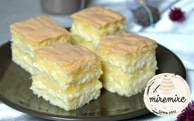 Prajitura cu ciocolata alba si lemon curd