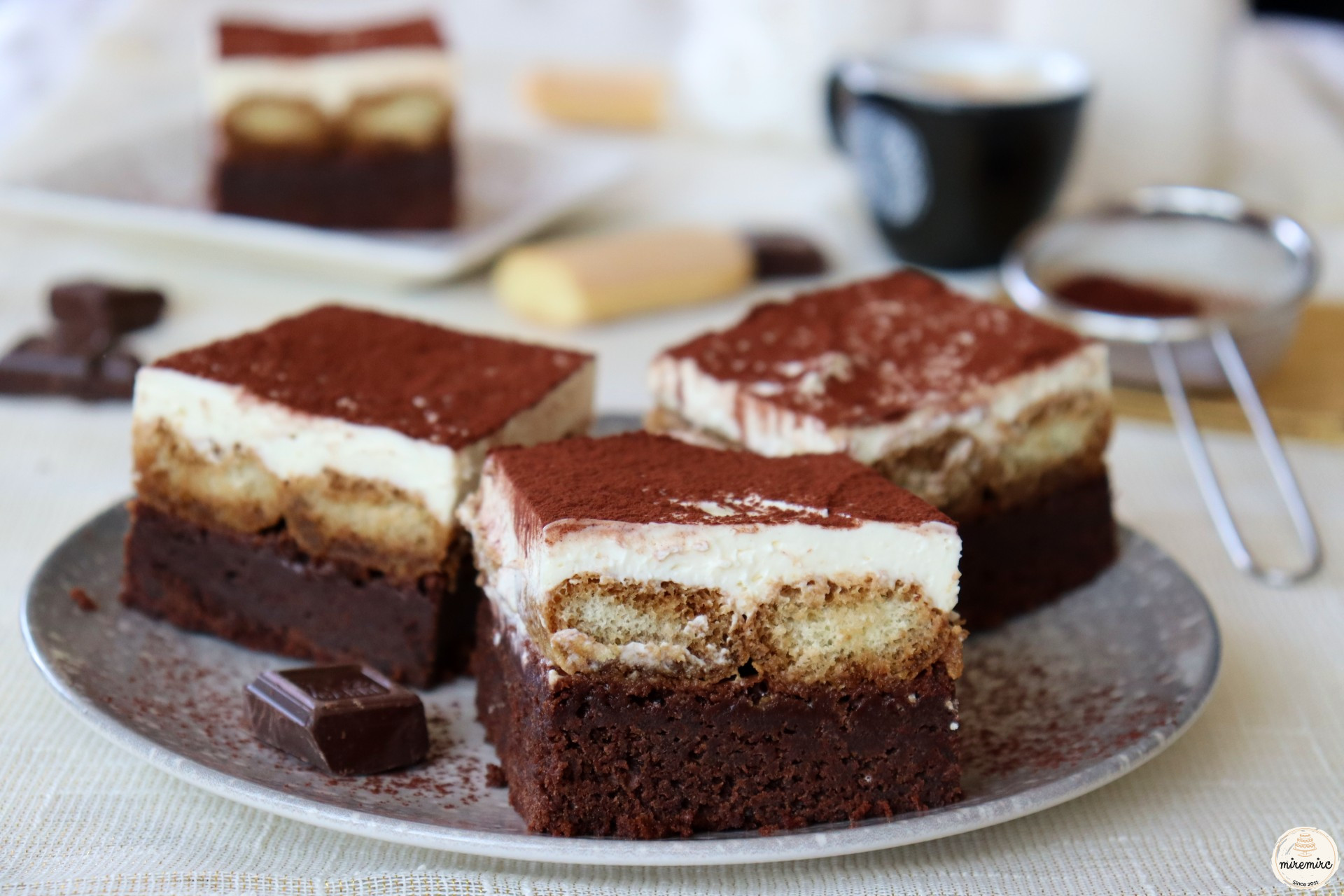 Tiramisu Brownies