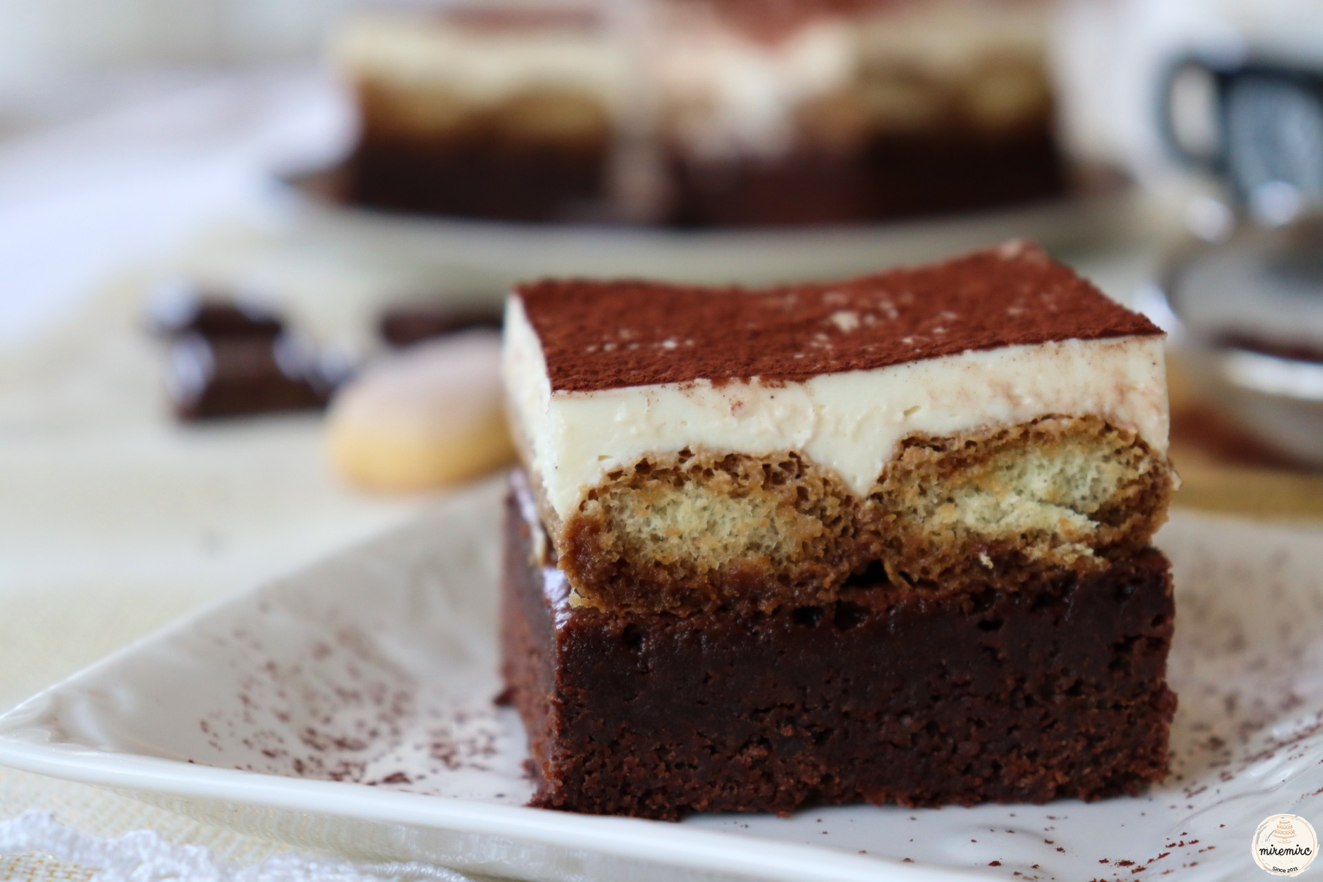 Tiramisu Brownies