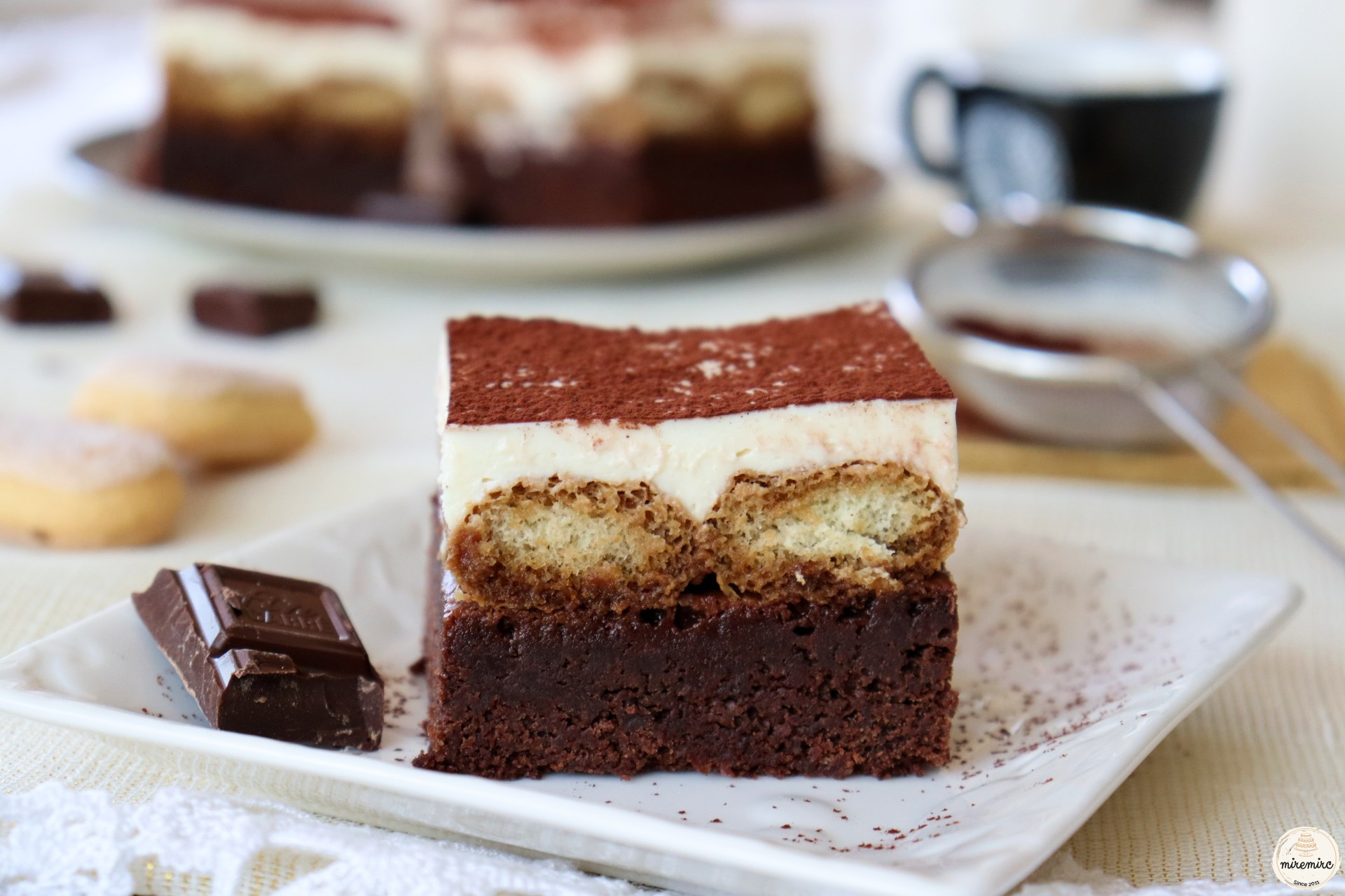 Tiramisu Brownies