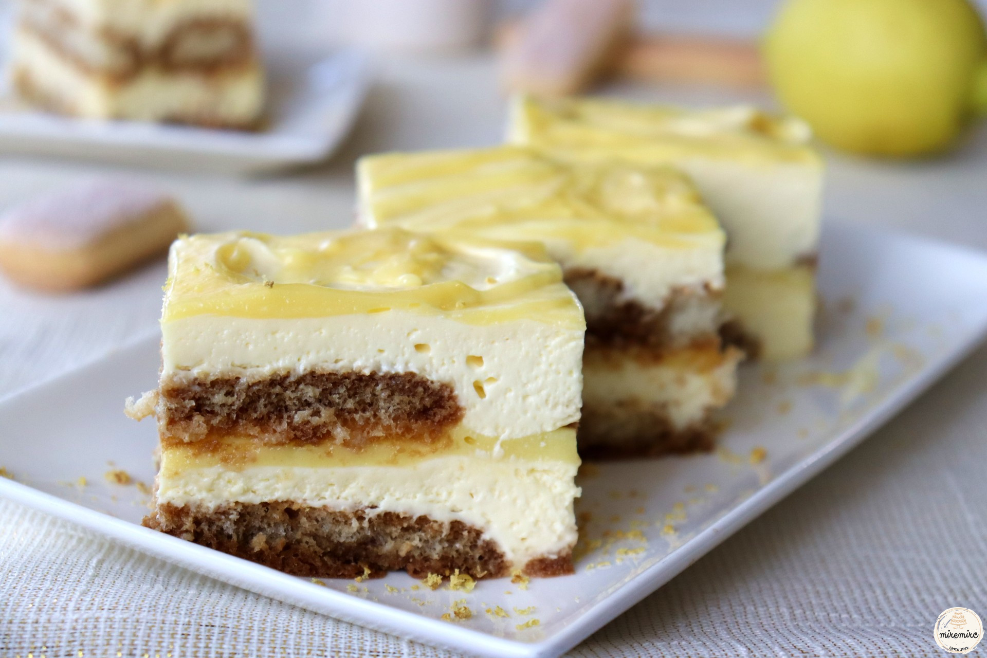 Lemon curd tiramisu