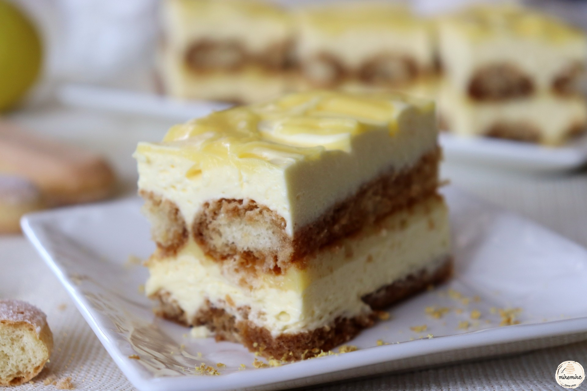 Lemon curd tiramisu